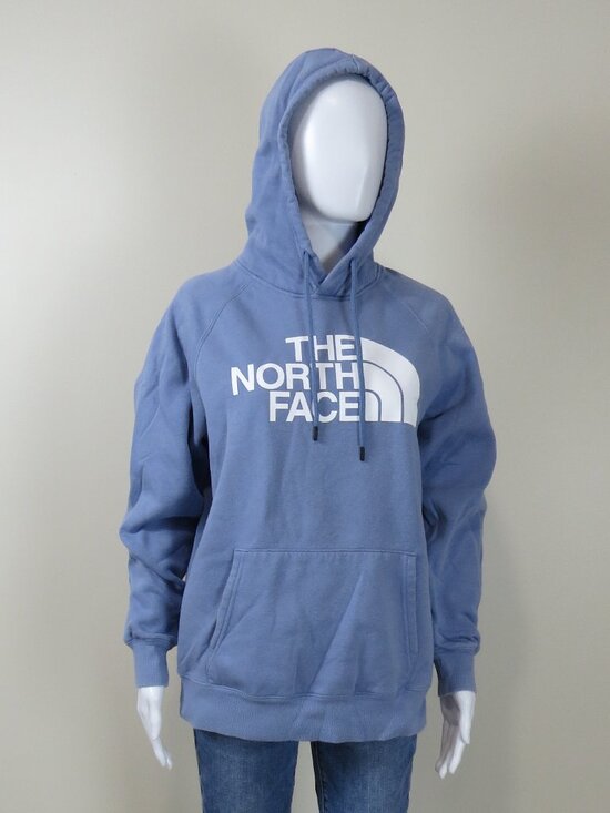The North Face Women's Hoodie Kangaroo Pocket SIZE Large - Blue - Picture 1 of 13